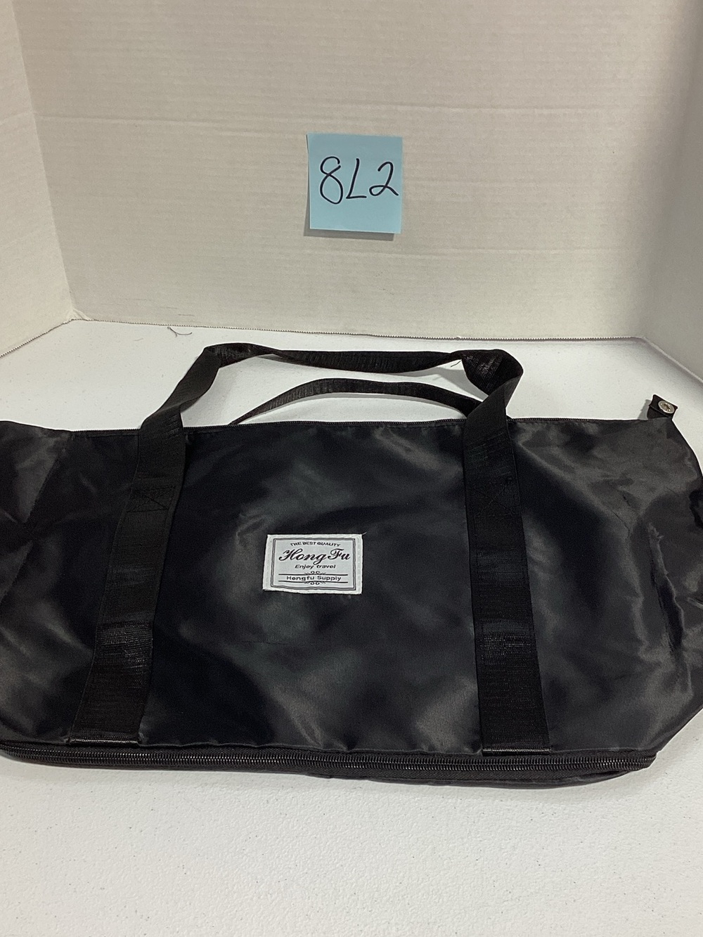 Black Men's Duffel Tote Bag